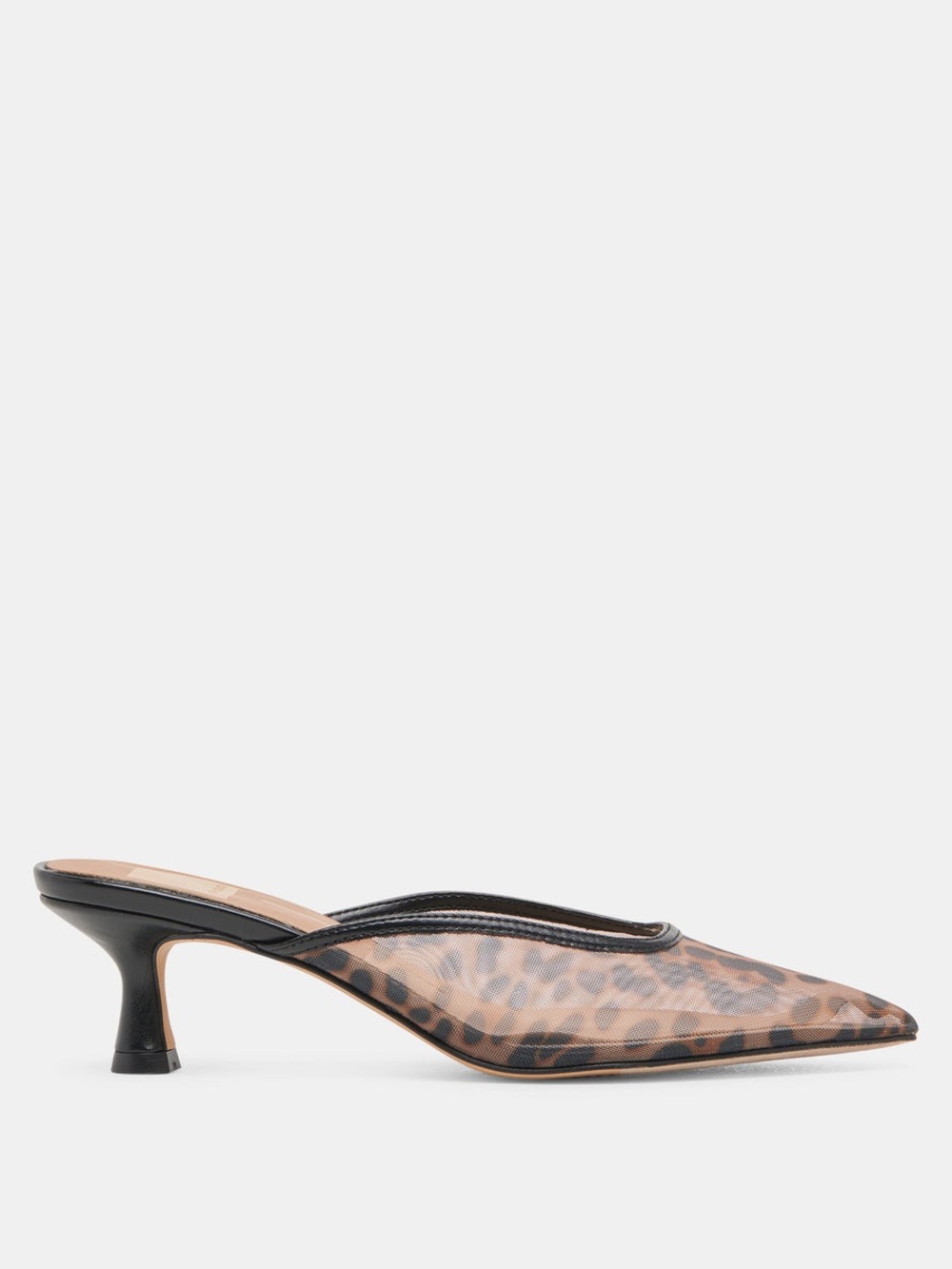 Dolce Vita Cleo Heels Dk Leopard Mesh, size 9.5